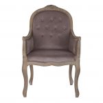 SILLA POLIESTER TERCIOPELO ROSA