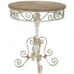 MESA COMEDOR METAL ENVEJECIDO