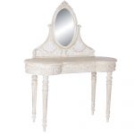 TOCADOR ESPEJO BEIGE VINTAGE