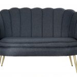 SOFÁ DE POLIÉSTER AZUL