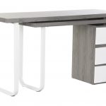 ESCRITORIO DE METAL GRIS