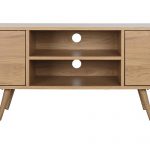 MUEBLE TV MDF METAL NATURAL